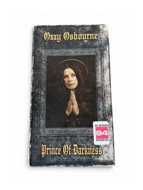 ★ Vintage Ozzy Osbourne Prince of Darkness 4 disc Box Set Compilation Black ★